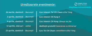 Evenimente Simplitao - cursuri, abonamente, meditații gratuite