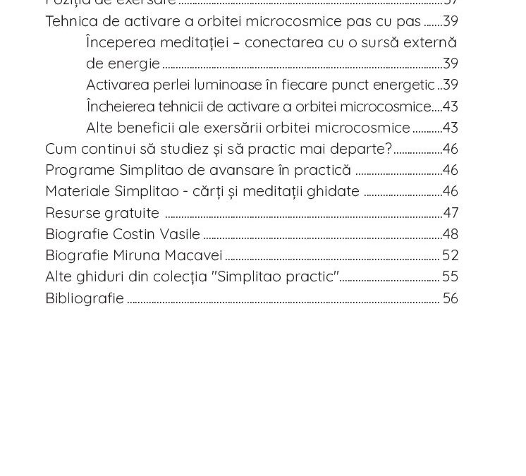 Spirala Vietii – cuprins 2