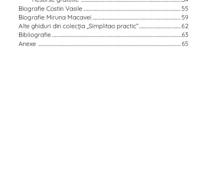 Sunetele tamaduitoare – cuprins 2