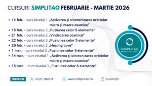 Cursuri Tao februarie - martie 2026